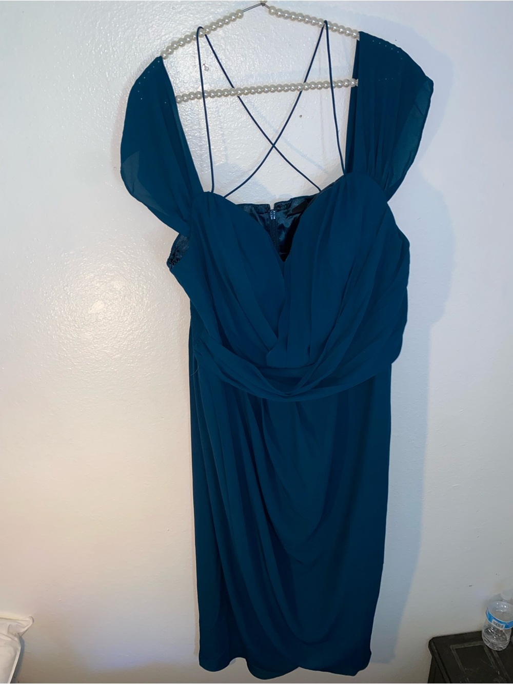 City Chic Entwine Maxi Dress In Emerald Plus Size 20 - Picture 3 of 6